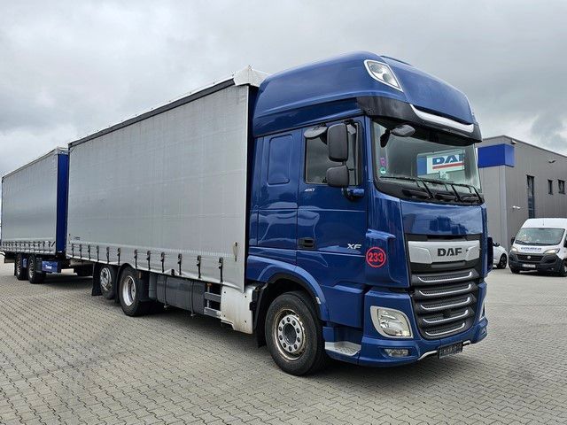 Fahrzeugabbildung DAF XF 480 mit Krone Tandem Gardine ca. 113 cbm