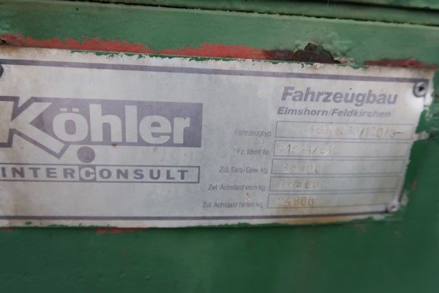 Fahrzeugabbildung Andere Köhler 30" Kippsilo mit sep. Motor,Blattfederung